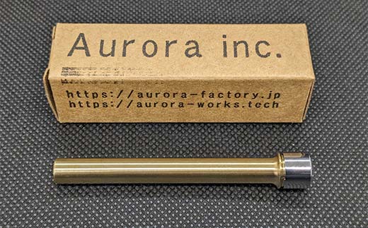 試験でも安心真鍮シャープペン芯入れ バフ研磨のクロームメッキ仕上げ キャップ付き F21E-283