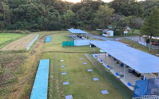 クレー射撃ラウンド券(2ラウンド クレー50枚)×1枚 F21E-418