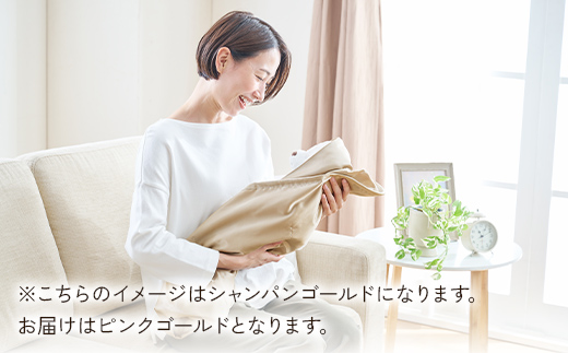「毎日シルクに包まれて眠りたい」【中わた 富岡産シルク100％】 シルクおくるみ（ベビー） ピンクゴールド シルク 絹 贈り物 ギフト 国産 F21E-430