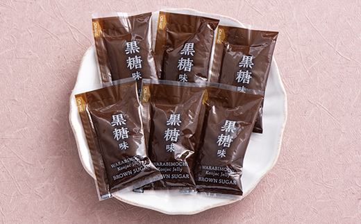 【夏季限定】 ぷるもちわらび餅風ゼリー 黒糖 (20g×6個×12袋入×1箱) F21E-560