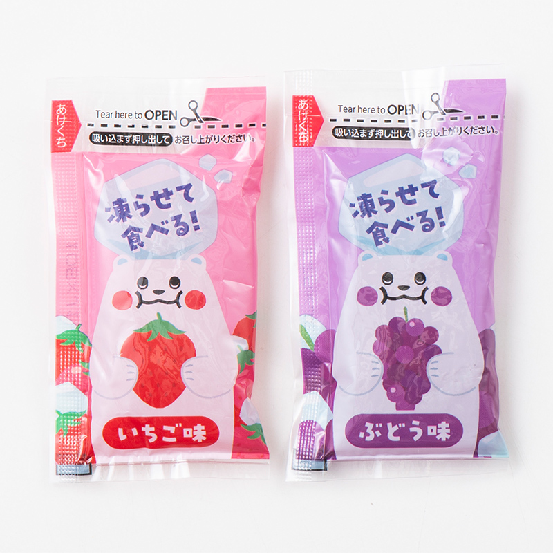 凍らせて食べる！ちいさなアイスゼリー いちご・ぶどう(18g×6個×12袋入×各1箱) いちご ぶどう 大容量 冷たい お菓子 個包装 アイス シャーベット スイーツ デザート おやつ 冷凍 おすすめ F21E-197