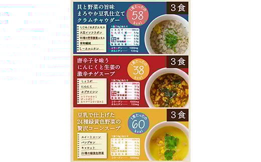 美容プロテイン 温活ダイエットスープセット (16食) 小分け スープ 食べ比べ セット 詰合せ クラムチャウダー チゲ コーン ポタージュ トマト 温活 ダイエット 美容 プロテイン 食品 F20E-809