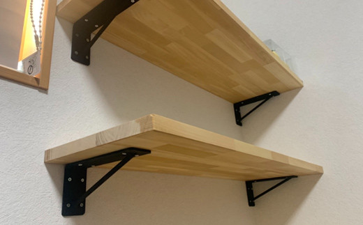 アイアンブラケット (30cm) アイアン ブラケット 焼き付け塗装 簡単取り付け DIY 自宅 ガレージ 室内 インテリア F21E-073