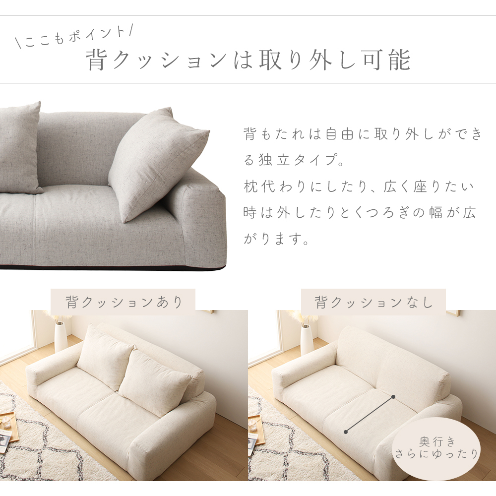 【a055】低反発フロアソファ（ブラック・エレガンス生地）【配送不可地域：沖縄県、離島】