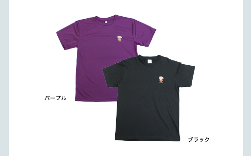 【41】みどり市キャラクター「みどモス」ポロシャツ＆Tシャツ【ボッチャ刺繍】