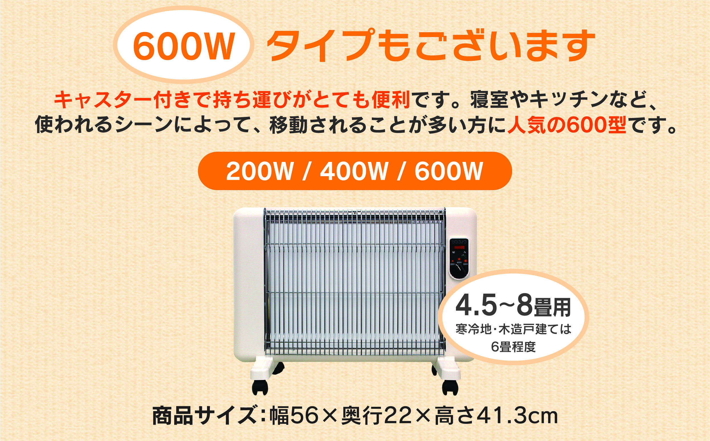 【a126】遠赤外線輻射式暖房器サンラメラ 1200ｗ型　Cグリーン