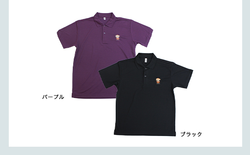 【41】みどり市キャラクター「みどモス」ポロシャツ＆Tシャツ【ボッチャ刺繍】