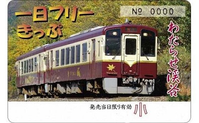 【49】わたらせ渓谷鐵道「トロッコ列車の旅セット」 ※こども１名用