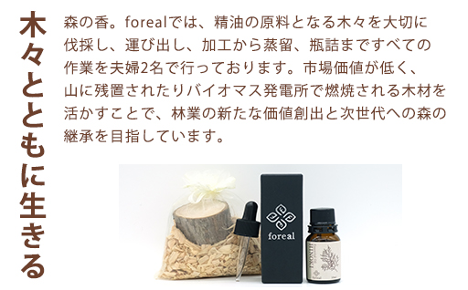 【252】森の香。HINOKI（WOODディフューザー付き）
