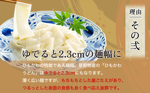 懐石ひもかわうどん　めん汁付き（半生）×3個
