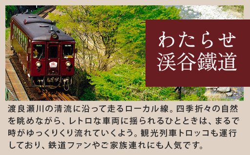 【48】わたらせ渓谷鐵道一日フリーきっぷ＆富弘美術館入館招待券