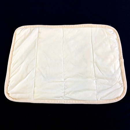 【153】手洗いOK　群馬県産シルクわたの枕パット