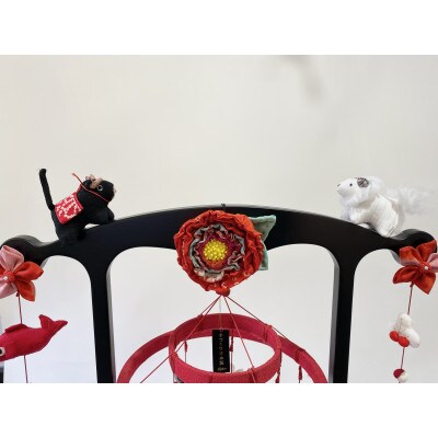 地球屋プレミアムつるし飾り(つるし雛)　向い干支(丑と未)【1137836】