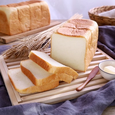 【無地 熨斗】地球屋パン工房　高級生食パン『ハニーブレッド“極”』　2本(4斤)セット【配送不可地域：離島・沖縄県】【1094267】