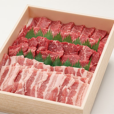 上州牛肩・モモ焼肉:榛名ポークバラ焼肉セット(合計1kg)【配送不可地域：離島】【1043021】