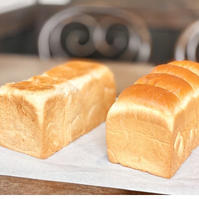 サツマイモ食パンとキング食パン2本(4斤)セット【配送不可地域：離島】【1357454】