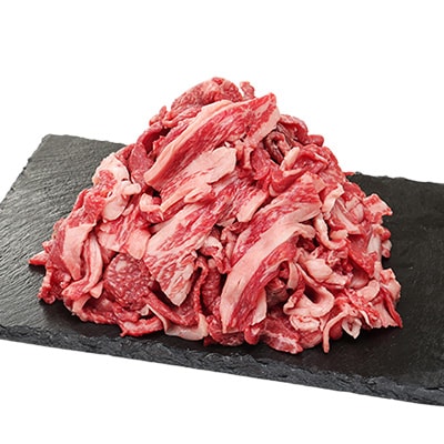 冷凍上州牛　モモカタバラ切落し　1kg【配送不可地域：離島】【1044933】