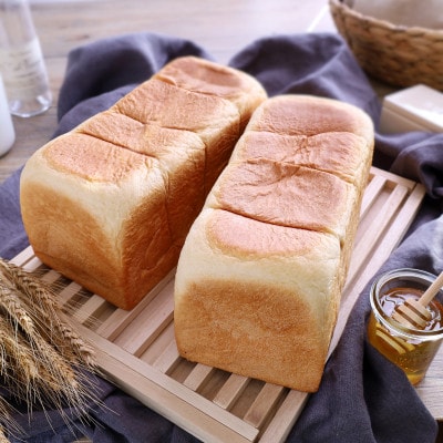 地球屋パン工房　高級生食パン『ハニーブレッド“極”』　2本(4斤)セット【配送不可地域：離島・沖縄県】【1094266】