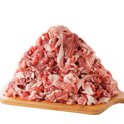 冷凍上州麦豚　モモカタ切落し　約2.4kg【配送不可地域：離島】【1082407】