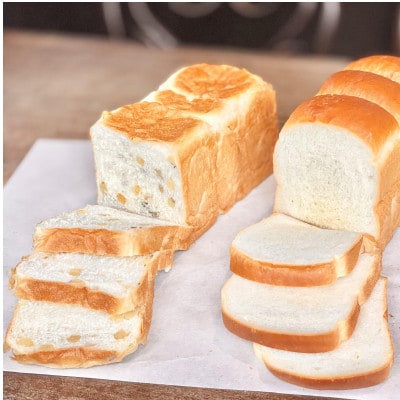 サツマイモ食パンとキング食パン2本(4斤)セット【配送不可地域：離島】【1357454】