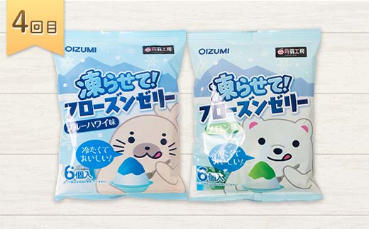 4か月連続お届け蒟蒻ゼリー定期便　480粒　至福のぷるるん便 F21K-470