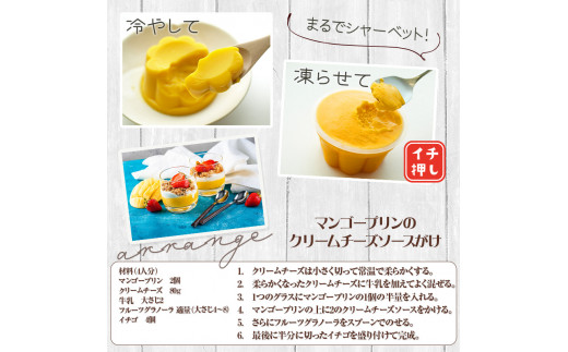 濃厚マンゴープリン 85g×24個 手土産 おやつ デザート スイーツ こだわり 南国 トロピカル フルーツ 果物 F21K-064