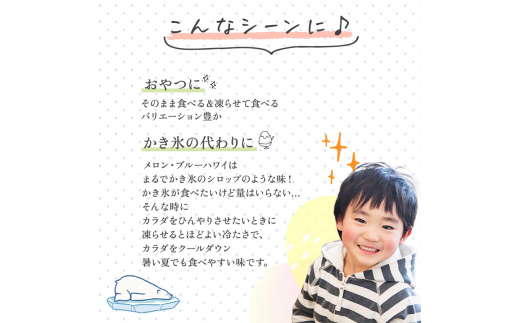 120粒入り！下仁田のフローズンゼリー2種 夏のさわやかセット（2種×10袋6粒入り） F21K-384