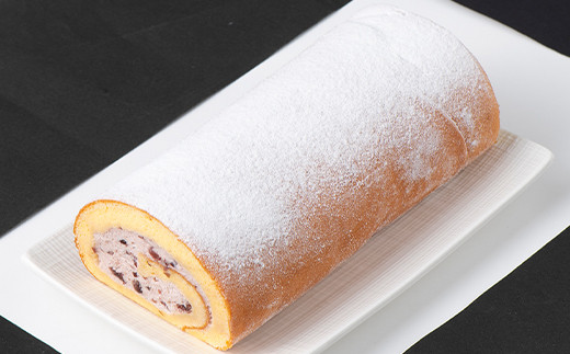 和菓子屋さんのお米の純生ロールケーキ (プレーン＆あずき) 手土産 おやつ デザート スイーツ こだわり F21K-667
