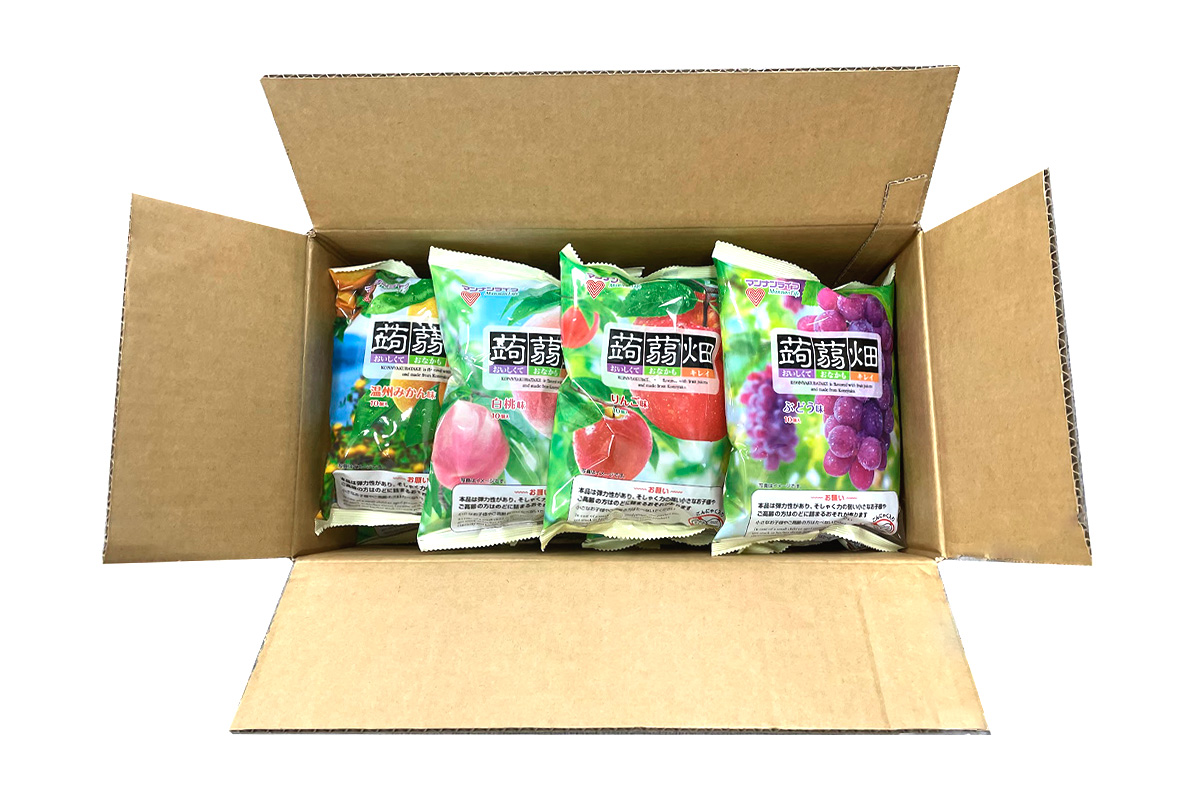 マンナンライフ 蒟蒻畑 4種アソート 計120個 [ぶどう味 温州みかん味 白桃味 りんご味] (25g×10個入り×各味3袋ずつ×4種類の計12袋)｜こんにゃくゼリー 蒟蒻畑ゼリー こんにゃく畑 群馬県産 甘楽産 特産 バラエティセット パウチ アソート 詰め合わせ 詰合せ まとめ買い ブドウ ぶどう 葡萄 モモ もも 桃 ミカン みかん 蜜柑 リンゴ りんご 林檎 食べ比べ おやつ お菓子 スイーツ 食物繊維 健康 ダイエット ヘルシー 夜食 朝食 お弁当 [0314]