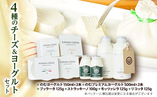 4種のチーズとヨーグルトセット【配送不可地域：離島】【1340788】