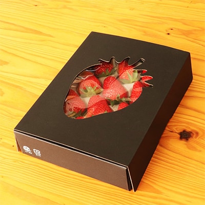 森林の力で育った朝摘みいちご1箱　【12〜16粒入り】【配送不可地域：離島・北海道・沖縄県・中国・四国・九州】【1033308】