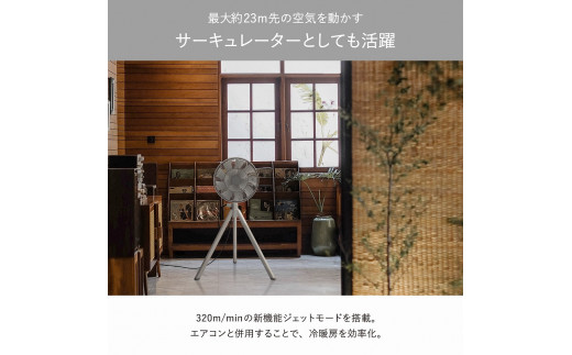 ãƒãƒ«ãƒŸãƒ¥ãƒ¼ãƒ€ã€€GreenFan Studio DCモータ扇風機AGR01JP-BK(ブラック)