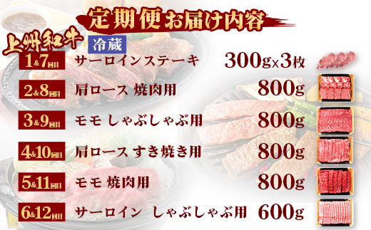 上州和牛オールスター 12ヶ月 定期便 冷蔵 産地直送 チルド配送 ステーキ 焼肉 しゃぶしゃぶ すき焼き BBQ サーロイン 肩ロース モモ 贅沢 豪華 群馬県 ブランド 和牛 牛肉