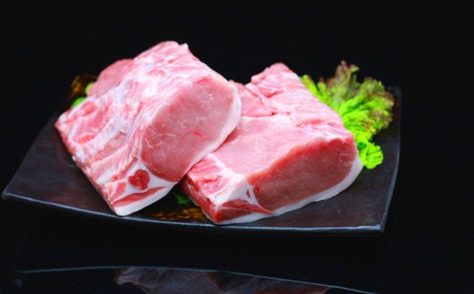 上州麦豚ロース肉１kg：しゃぶしゃぶ用【冷蔵で直送】A-23