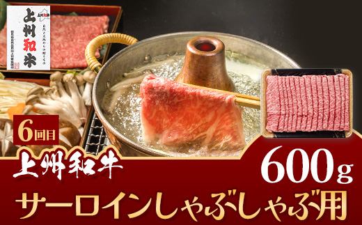 上州和牛オールスター 6ヶ月 定期便 冷蔵 産地直送 チルド配送 ステーキ 焼肉 しゃぶしゃぶ すき焼き BBQ サーロイン 肩ロース モモ 贅沢 豪華 群馬県 ブランド 和牛 牛肉