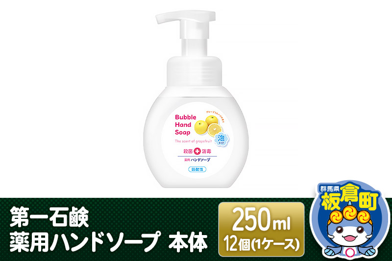 第一石鹸 薬用泡ハンドソープ 本体 250ml×12個（1ケース）