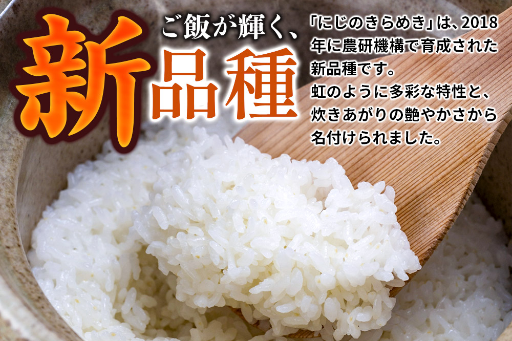 《定期便4ヶ月》令和7年産 【白米】群馬県 板倉町産 にじのきらめき 5kg