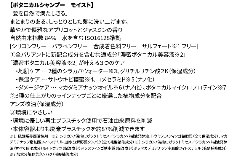 《訳あり品》 BOTANIST ボタニスト ボタニカルシャンプー 大容量詰替 単品【モイスト】