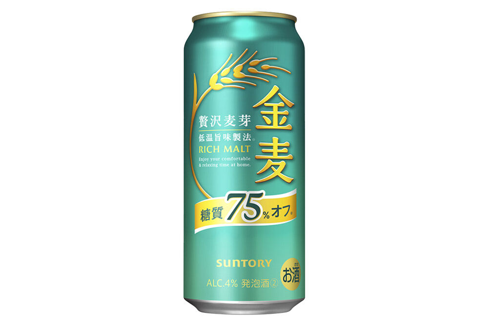 《最短翌日発送》《定期便10ヶ月》サントリー 金麦糖質75％オフ ＜500ml×24缶＞ [最短翌日発送 お酒 ビール 金麦 糖質オフ サントリー suntory]