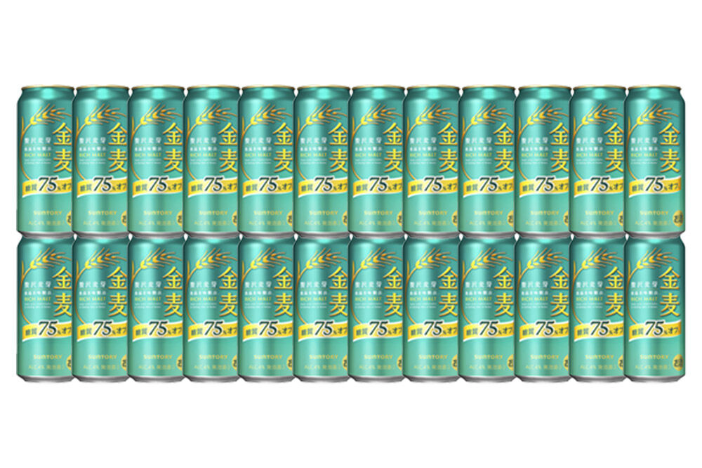 《最短翌日発送》《定期便5ヶ月》サントリー 金麦糖質75％オフ ＜500ml×24缶＞ [最短翌日発送 お酒 ビール 金麦 糖質オフ サントリー suntory]