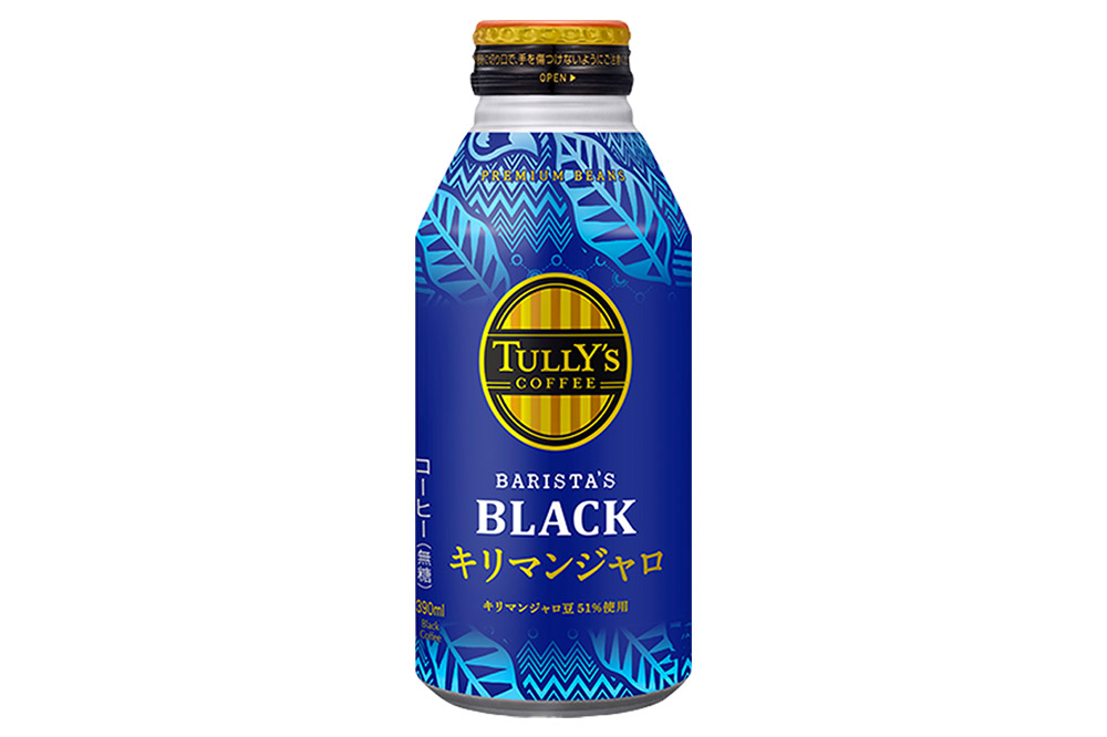 タリーズバリスタズブラック キリマンジャロ ＜390ml×24本＞【3ケース】