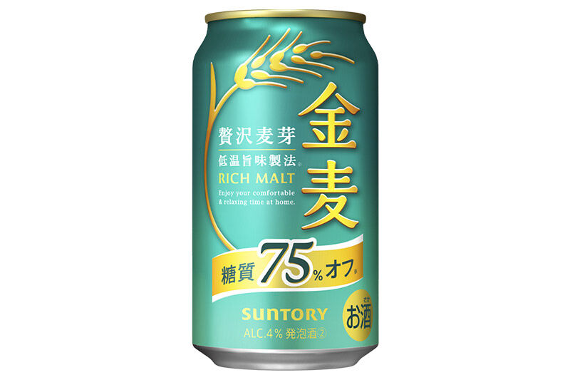 《最短翌日発送》【定期便10ヶ月】サントリー 金麦糖質75％オフ ＜350ml×24缶＞ [最短翌日発送 お酒 ビール 金麦 糖質オフ サントリー suntory]