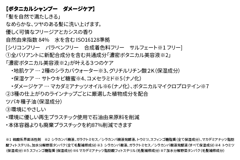 《訳あり品》 BOTANIST ボタニスト ボタニカルシャンプー 大容量詰替 単品【ダメージケア】