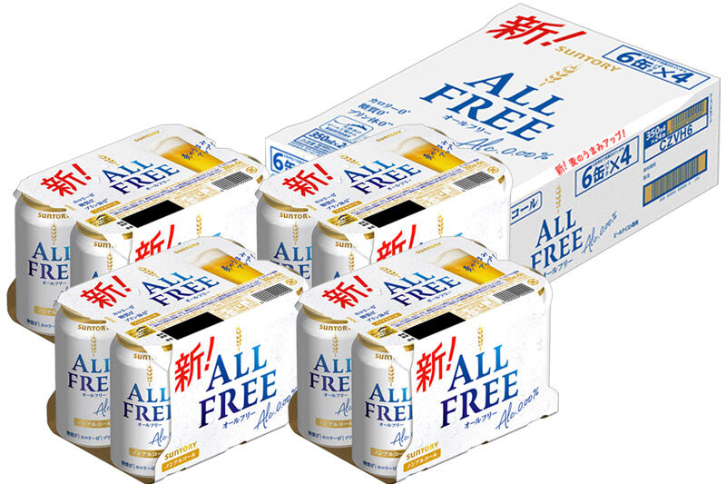 《最短翌日発送》サントリー オールフリー ＜350ml×24缶＞ [最短翌日発送 お酒 ビール ノンアル サントリー suntory]