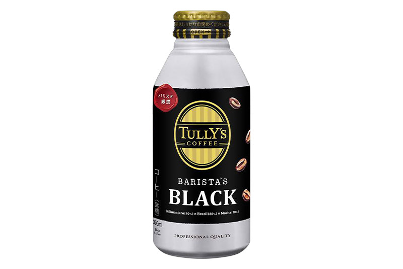 《定期便3ヶ月》ＴＵＬＬＹ’ＳＣＯＦＦＥＥ（タリーズコーヒー）ＢＡＲＩＳＴＡ’ＳＢＬＡＣＫ（バリスタズブラック）【ホット＆コールド兼用】390ml×24缶【2ケース】