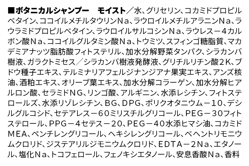 《訳あり品》 BOTANIST ボタニスト ボタニカルシャンプー 大容量詰替 単品【モイスト】