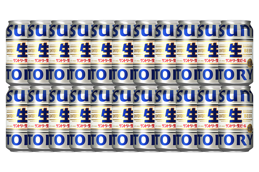 《最短翌日発送》《定期便3ヶ月》サントリー 生ビール ＜350ml×24缶＞