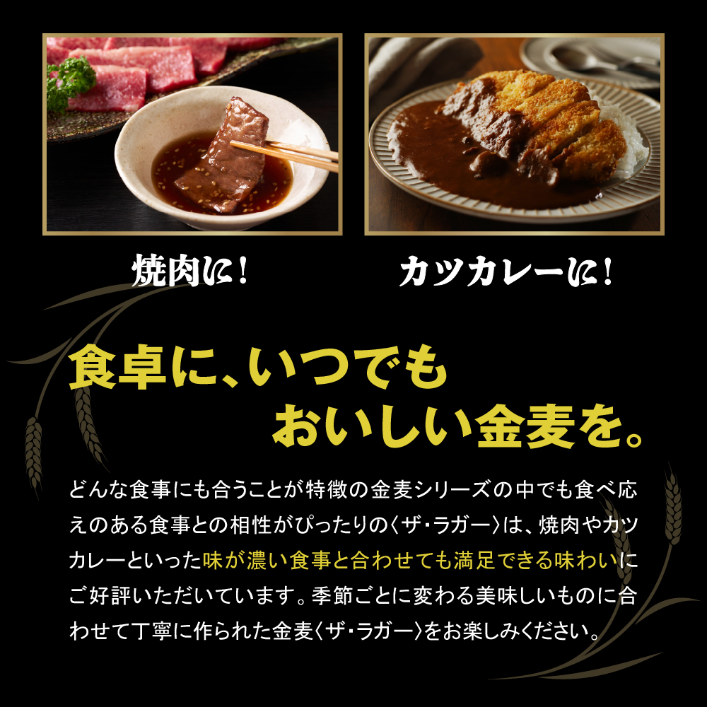 【2ヵ月定期便】金麦〈ザ・ラガー〉　350ml×24本 2ヶ月コース(計2箱)    【サントリービール】群馬県 千代田町 ※沖縄・離島地域へのお届け不可