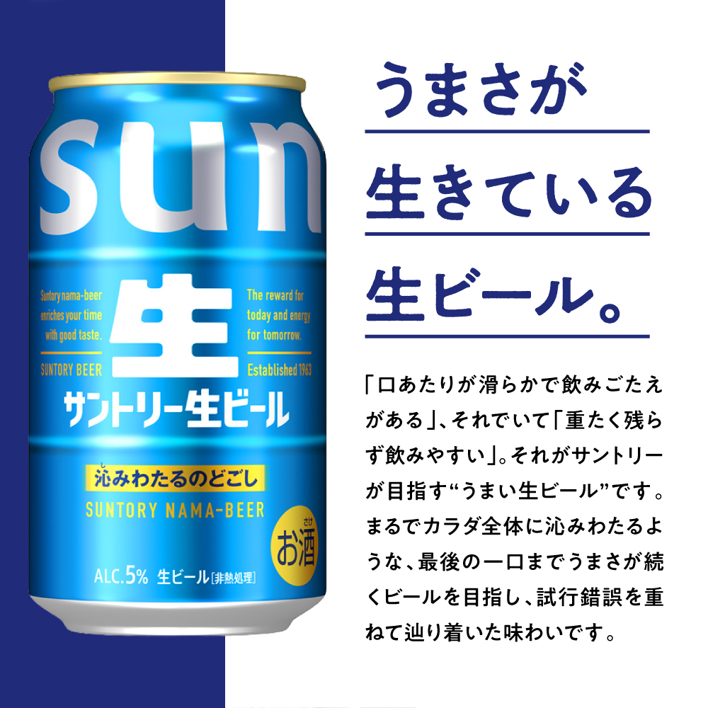 【2ヵ月定期便】サントリー トリプル生 350ml×24本 2ヶ月コース(計2箱) 