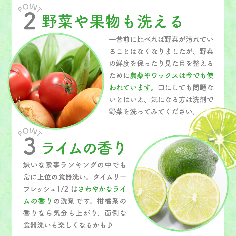 食器用洗剤　タイムリーフレッシュ1/2 本体　群馬県　千代田町〈マルフクケミファ〉